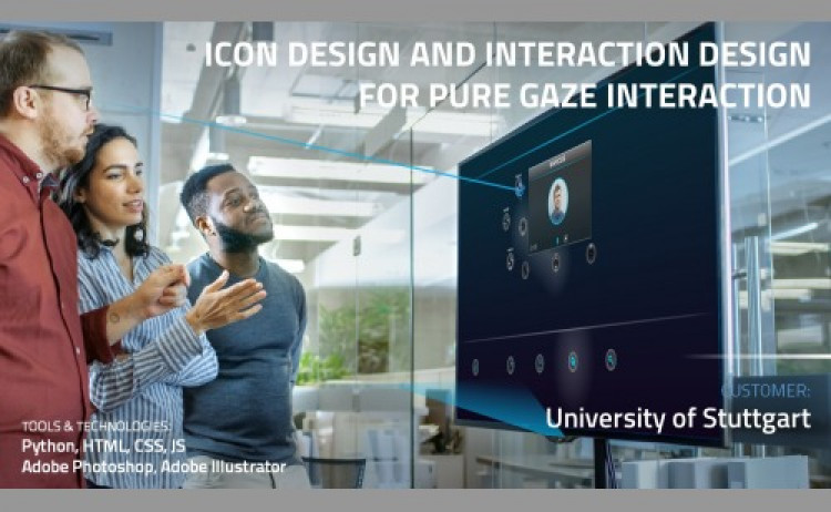 Icon Design & Interaction Design for pure Gaze Interaction 
