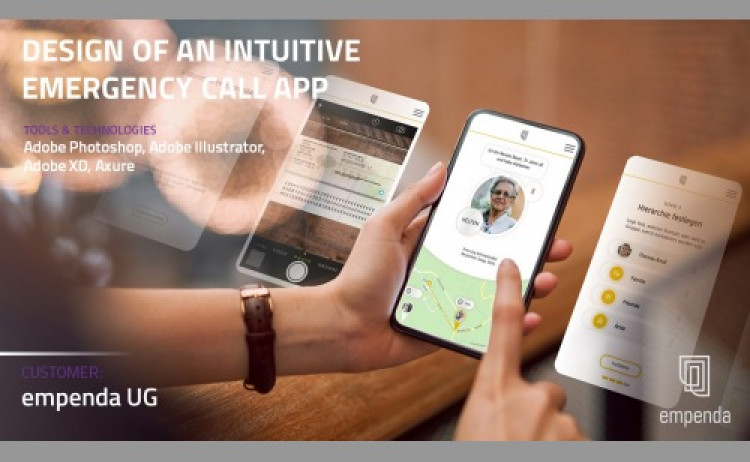 Design of an intuitive Emergency Call App
