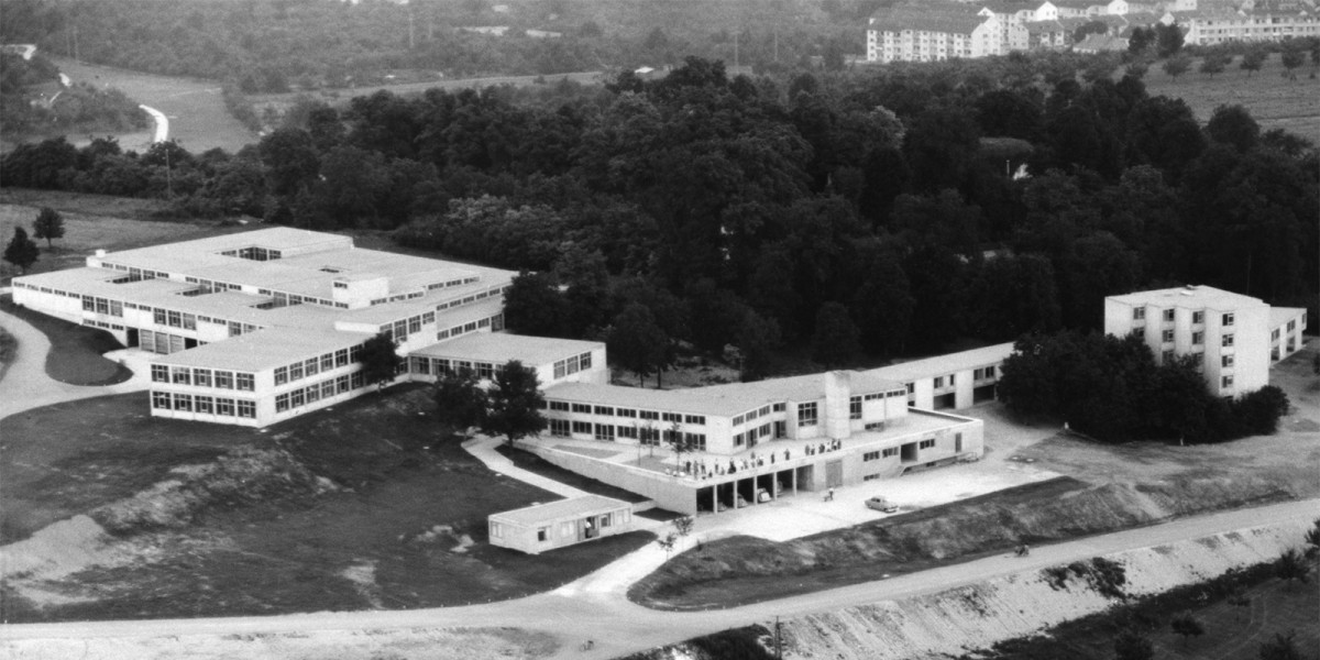 CampusHfG Ulm1955 Foto Otl Aicher Copyright Florian Aicher Berlin HfG Archiv1600x800Museum Ulm2s